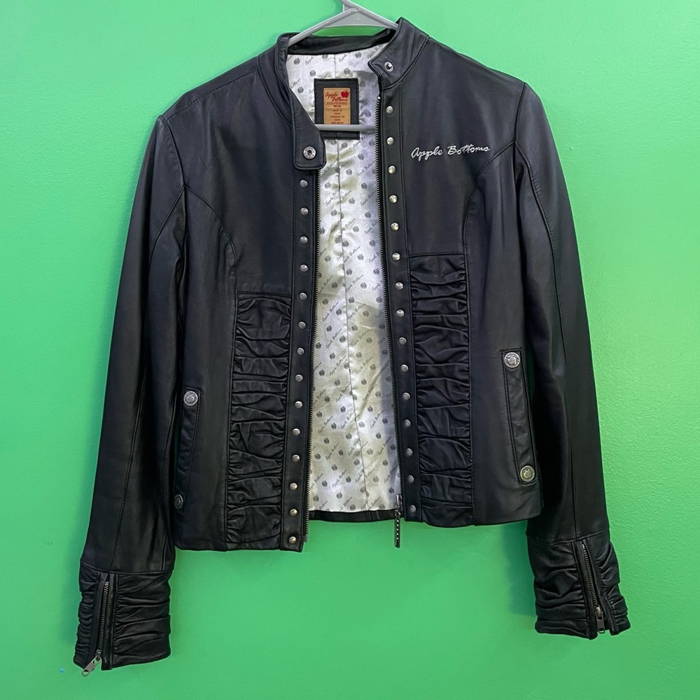 Apple bottoms leather jacket